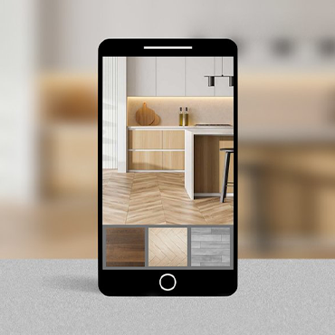 Product visualizer app on smartphone - 180 Degree Floors in the Nashville, TN area